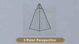 EASY 3 POINT PERSPECTIVE STRUCTURE | CUBICAL 3 POINT STRUCTURE