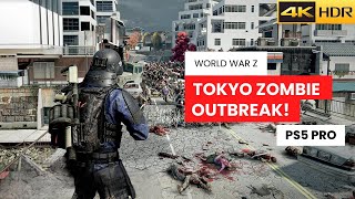 World War Z: TOKYO ZOMBIE OUTBREAK on PS5 PRO | Must-See High Graphics 4K 60FPS HDR Gameplay!