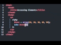 Codecademy PHP 2013- Arrays In PHP