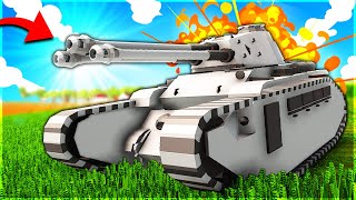 This UNSTOPPABLE TANK has 3 BARRELS??? This NEW TANK is COMPLETELY BROKEN in Total Tank Simulator