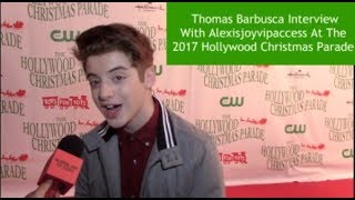 The Mick's Thomas Barbusca Interview With Alexisjoyvipaccess At The 2017 Hollywood Christmas Parade