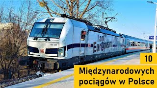 TOP 10 Międzynarodowych pociągów w Polsce