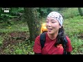 korea mountain mt. seolak rescue team landscaping training toad of mt. seolak covered in clouds