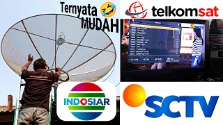 Cara Mendapatkan Siaran INDOSIAR SCTV Parabola Besar || Membuka Siaran Indosiar SCTV yang Teracak