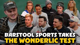 Barstool Sports Takes the Wonderlic Test