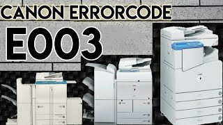 #CANON ERRORCODE E003 | #E003 | #Error Code E003 | #E000-003 @techllywood11