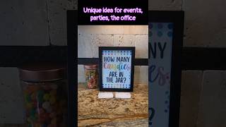 Set up an easy Candy Jar Guessing Game at any event, party, classroom or holiday - easy printable!