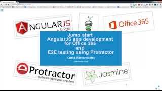 Creating AngularJS based Office365 Apps intro