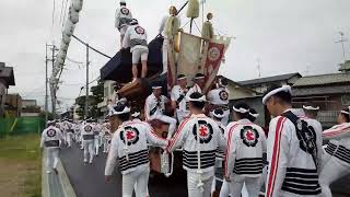 令和5年10月1日だんじり試験曳き太町山太鼓