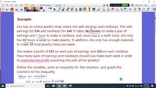 A2 Linear Programming Optimization Example 1