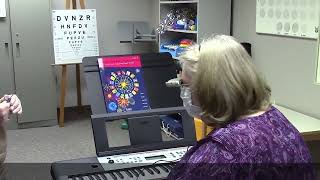 mary kissel chooses the ocutech falcon for playing piano