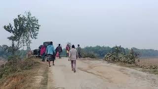 সখিপুর করটিয়া পাড়া হতেয়া যাওয়ার রাস্তায় সেতু নির্মাণে বিলম্ব হওয়ায় ভোগান্তিতে জনসাধারণ।