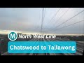 Sydney Metro Cab Ride - Chatswood to Tallawong - August 2024