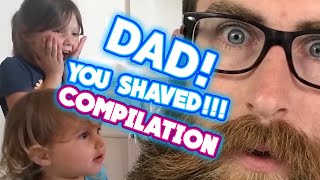 Best Dads Shaving Beards Surprise Compilation