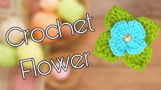 crochet flower tutorial