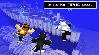 FOUND and EXPLORED Titanic wreck in Minecraft PE