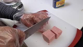 How to Make Spam Spread/Pate. Easy and Quick! ( Cach lam Pate )