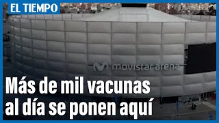 El Movistar Arena es uno de los puntos con mayor capacidad de vacunación