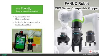 Introduction of FANUC Robot CRX Series compatible gripper