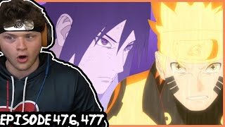 NARUTO VS SASUKE THE FINAL BATTLE! || Naruto Shippuden REACTION: Episode 476, 477