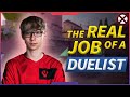 The job of a DUELIST is NOT to get many kills!