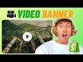 Add Video Background Banner on Dawn theme Shopify | 2024