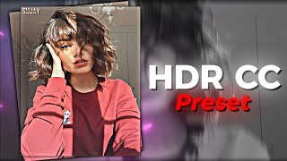HDR CC Preset || Alight Motion Free Preset & Xml