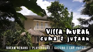 VILLA MURAH | CUMA 2 JUTAAN | PRIVAT POOL \u0026 LAP. FUTSAL | MEGAMENDUNG PUNCAK BOGOR - MEGA FUTSAL