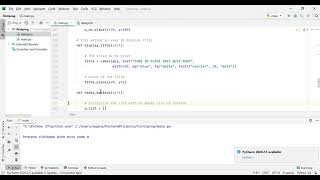 QUIZ GUI APP in Python using Tkinter