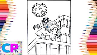 Spiderman Looking at the Moon Coloring Pages/Elektronomia - Energy [NCS Release]