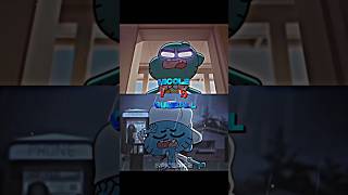 Gumball and Darwin vs Nicole #gumball #darwin #nicole #amazingworldofgumball #cartoon #1v1 #shorrts