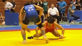 グレコ世界大会代表 vs. 万能型レスラー | レスリング74kg