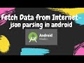 JSON PARSING in Android -fetch image and data from URL, display it in a list view in Android Studio