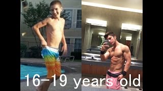 16-19 Years Old Natural Teen Bodybuilding Transformation | SKINNY TO SWOLE