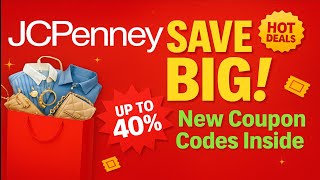 JCPenney Coupons 2025 | Save BIG 💰 on Fashion, Jewelry, Furniture & More 💸 (Latest Promo Codes)