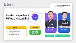 #DevCoach 175: React | Kenalan dengan React: UI Web Masa Kini!