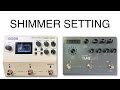 Boss DD 500 vs Strymon Timeline Shimmer Ice Setting