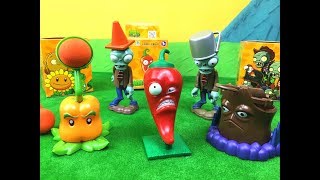 橡木弓手和辣椒投手 植物大戰僵尸玩具 plants vs zombie 2