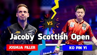 Joshua Filler vs Ko Pin Yi | Highlights | Jacoby Scottish Open 2024