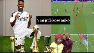 Vini jr pa janm sispann montre c li ki pi fò, lap ranmase trofe, lap make goal ak pas🔥🔥