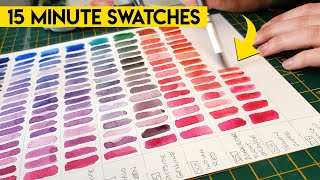The EASIEST color mixing charts for watercolor and gouache ✶ STEP BY STEP