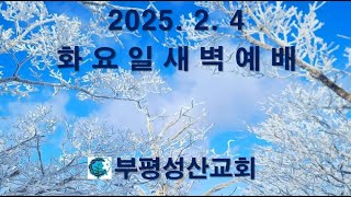 부평성산교회 (구본흥목사 시무)  2025. 2. 4 새벽예배