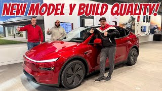 Tesla Model Y Refresh Hands On Build Quality Analysis! Early Fremont Production