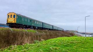 **FAVERSHAM HOP** Hastings DEMU 1001 thrashes passed Galley Hill twice on 5Z70 and 1Z71 11/01/2020!