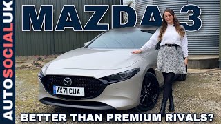 Mazda 3 Review - The best quality hatchback you can buy? (2022 GT Sport E-Skyactiv X) UK 4K