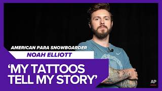 Noah Elliott’s tattoos tell the story of survival, strength, and second chances