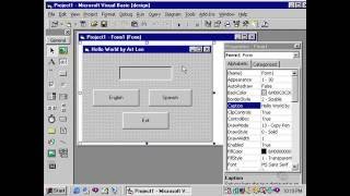 Saving and running the project- vb6 tutorial 5