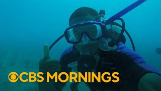 Marine veteran sets scuba diving record for fastest on all seven continents