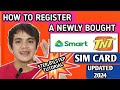 SMART/TNT SIM REGISTRATION 2024| MAS MADALI NA ANG MAGREGISTER KUNG IKUMPARA DATI | Small King Vlogs