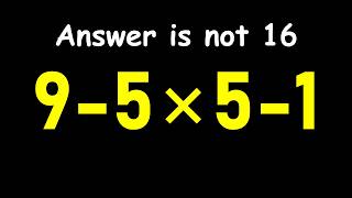 This Math Problem Tricks Everyone!